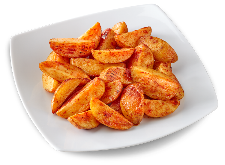 Potatoes with paprika peel - Photo