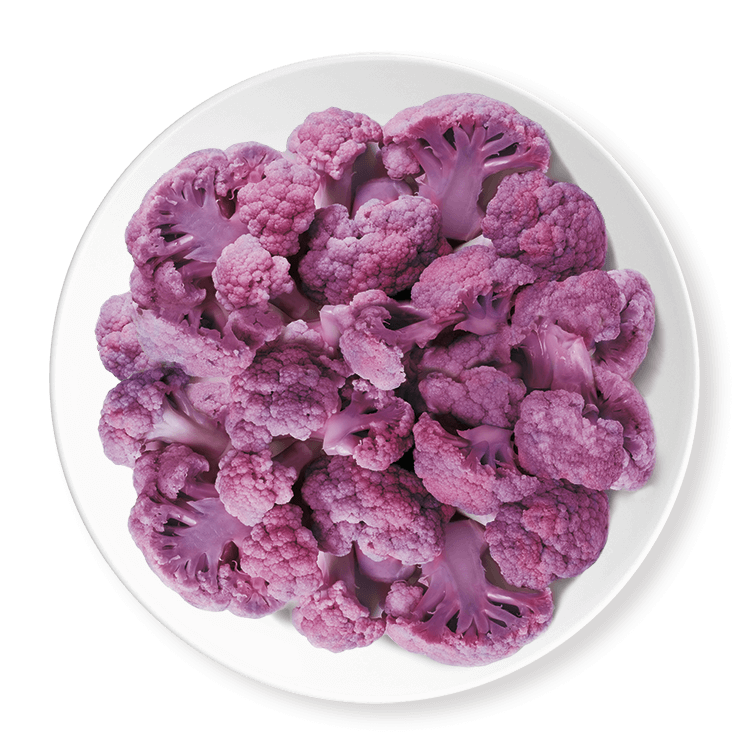 Purple cauliflowers - Photo